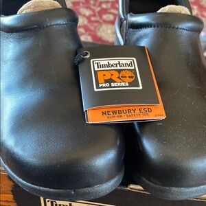 Timberland PRO Black Slip-On Safety Toe Shoes
